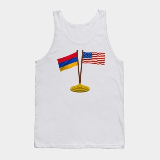 American Armenian Flag Tank Top